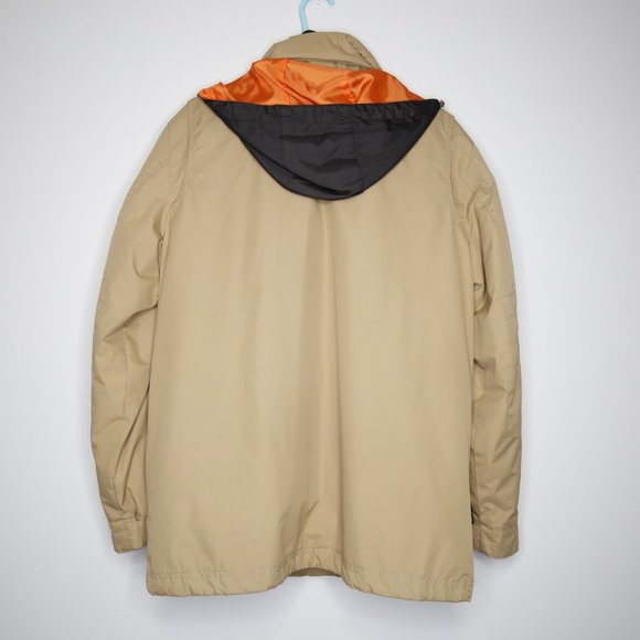London Fog Tan/Black 3-in-1 Anorak Jacket - S. Polyester - Picture 2 of 4
